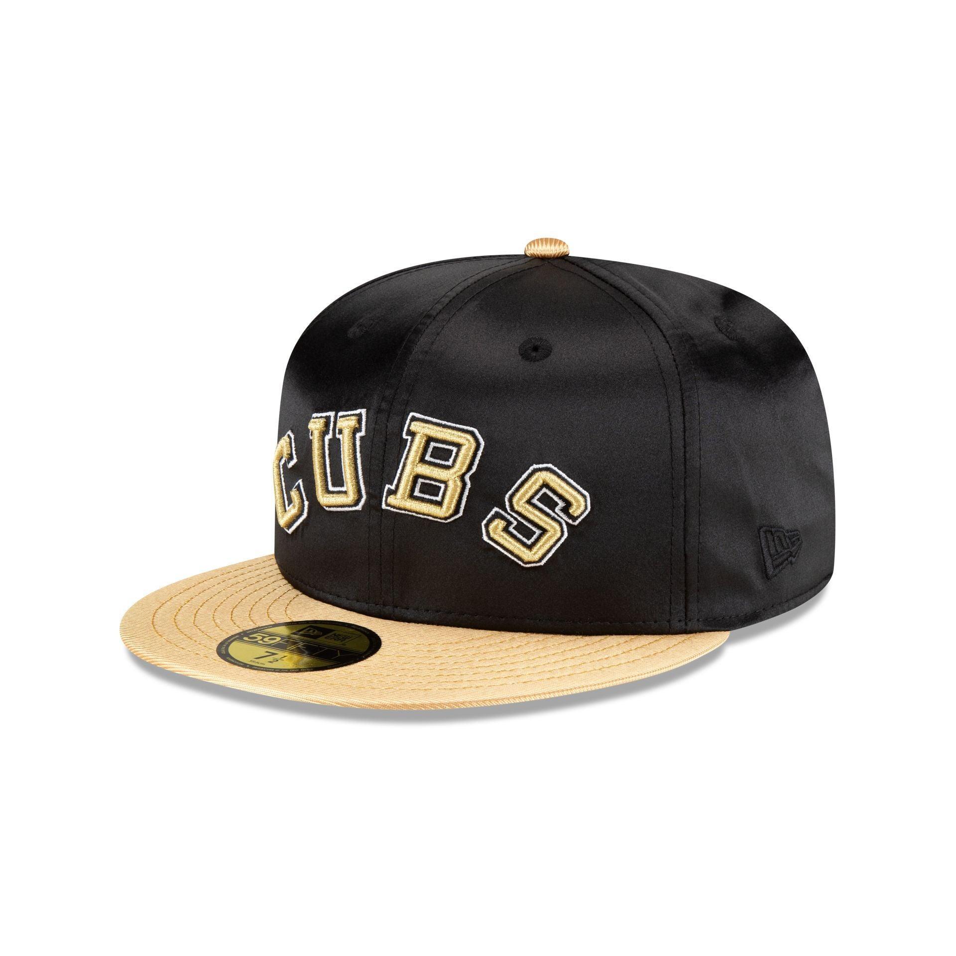 Chicago Cubs Metallic Gold 59FIFTY Fitted Hat Male Product Image