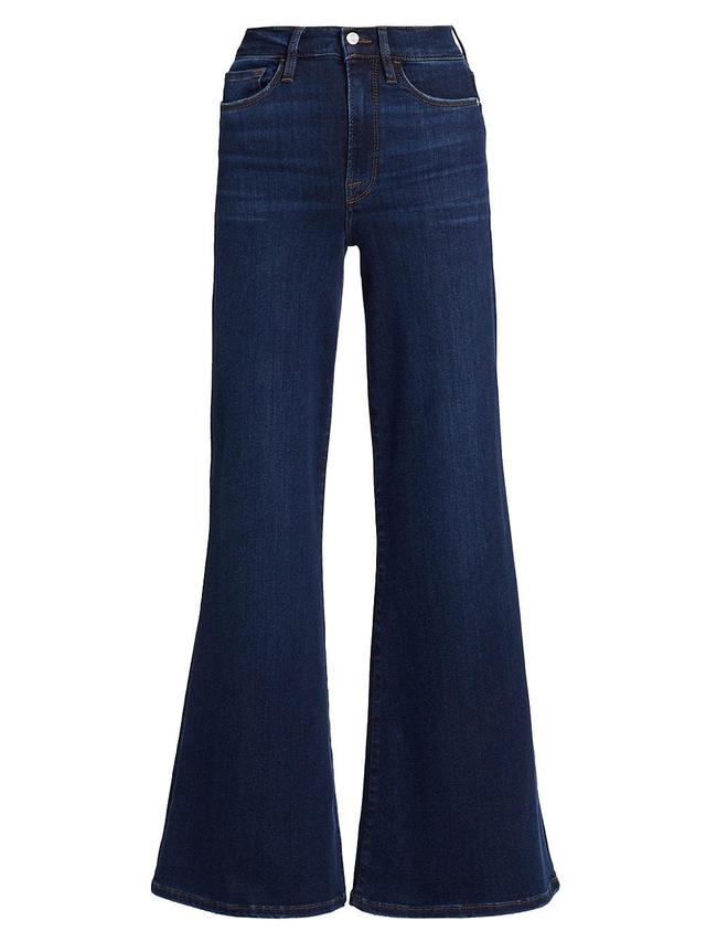 Womens Le Palazzo High-Rise Flared Jeans Product Image