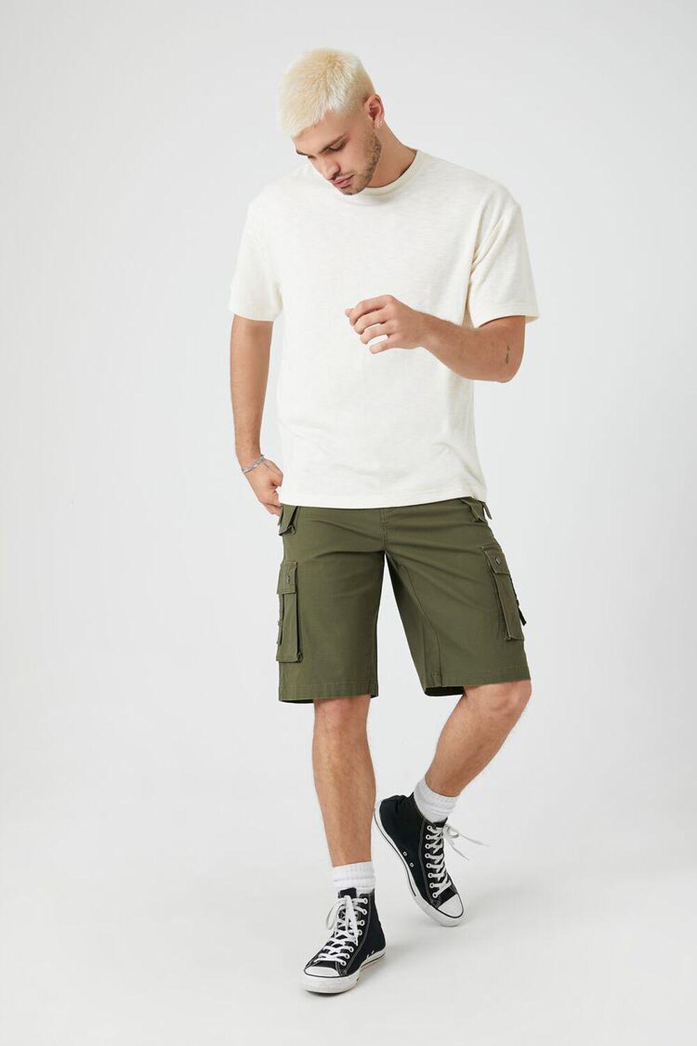 Mid-Rise Cargo Shorts | Forever 21 Product Image