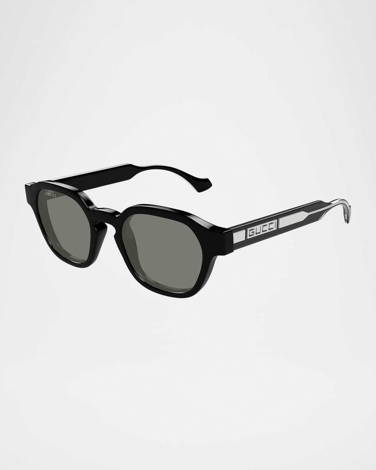 Men's GG1730SM Plastic Square Sunglasses Product Image