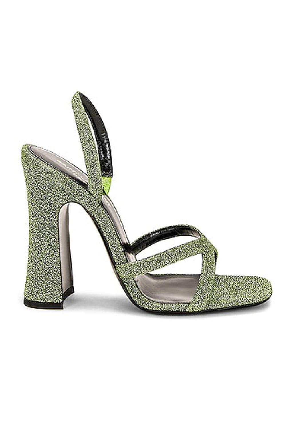 Arancha 110 Heeled Sandals In Green Product Image