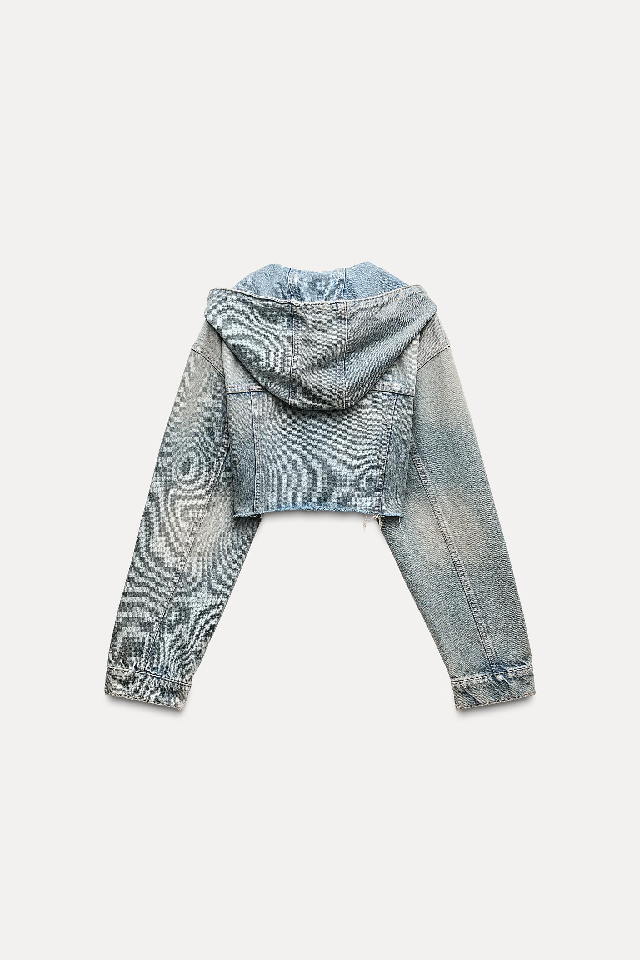 TRF CROP DENIM JACKET Product Image