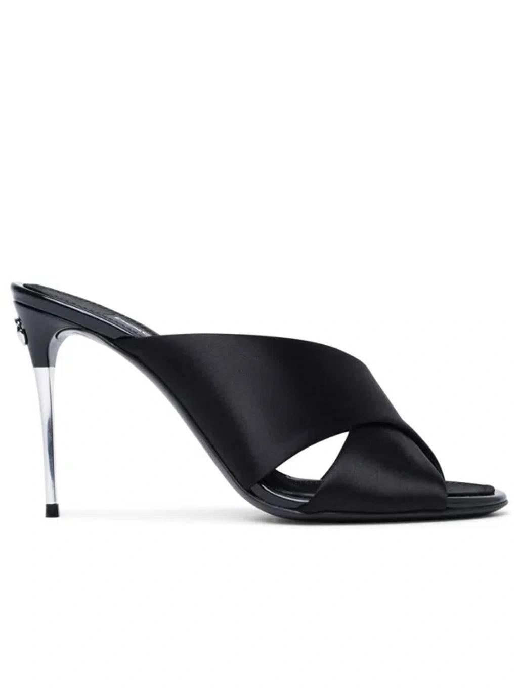 Black Leather Sandals product image