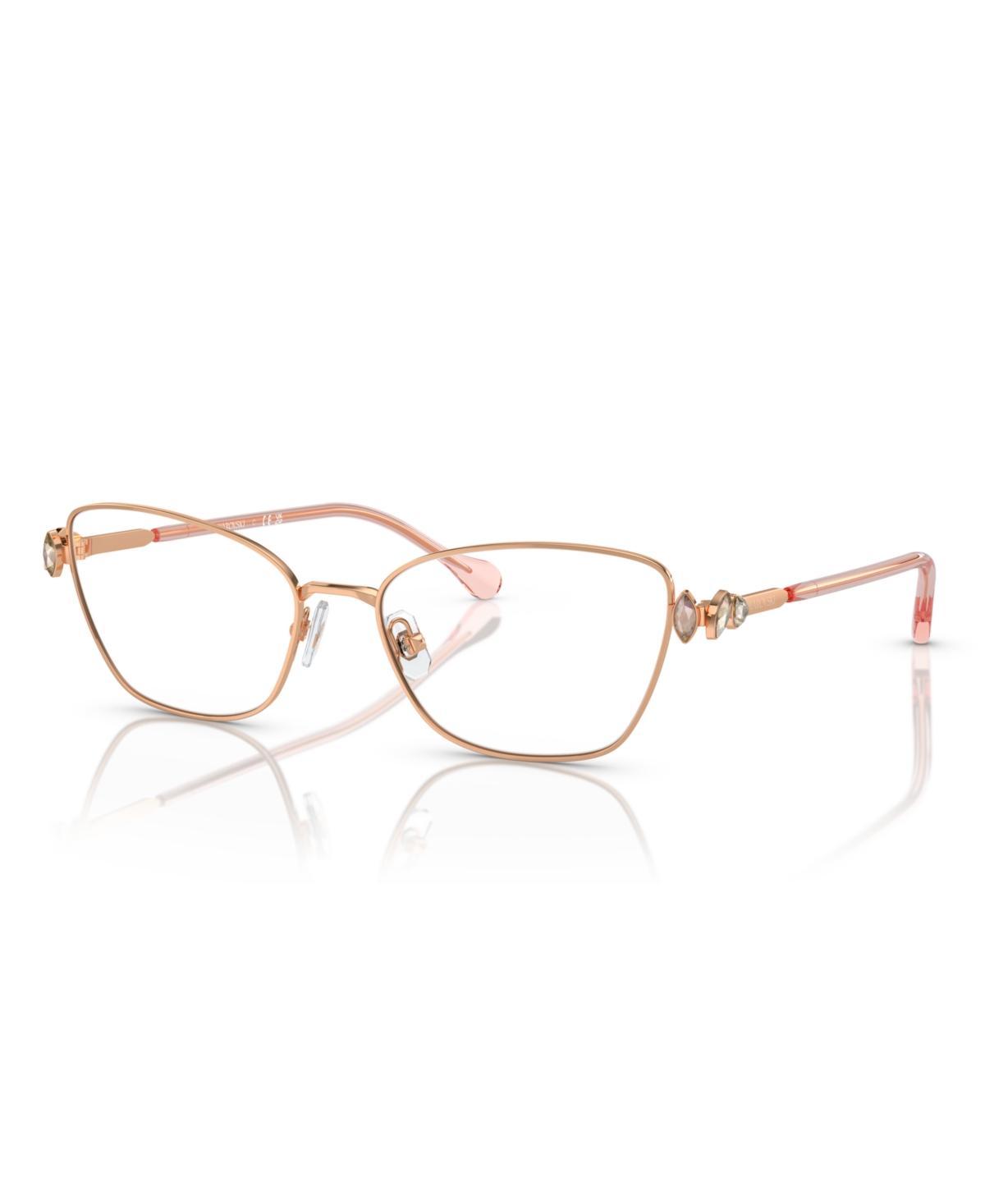 Swarovski Womens Eyeglasses, SK1006 - Rose Gold Product Image