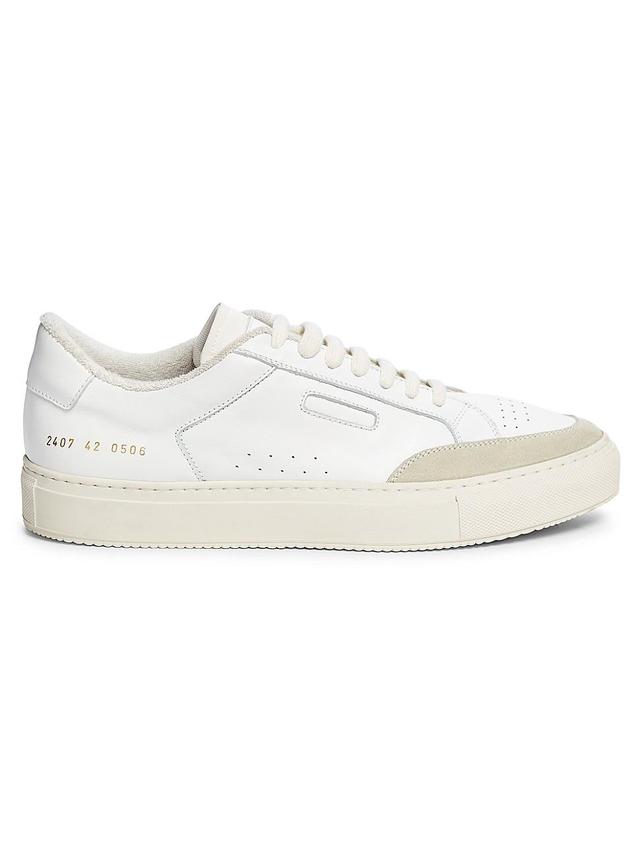 Mens Tennis Pro Leather Low-Top Sneakers Product Image