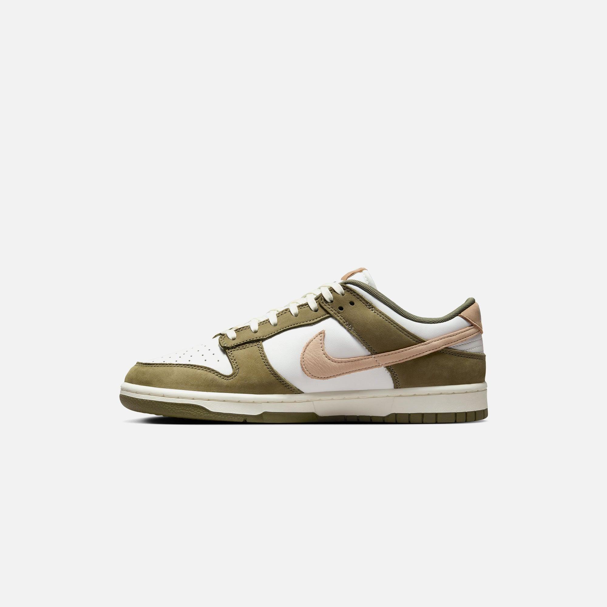 Nike Dunk Low Retro PRM - Medium Olive / Hemp / Summit White Male Product Image