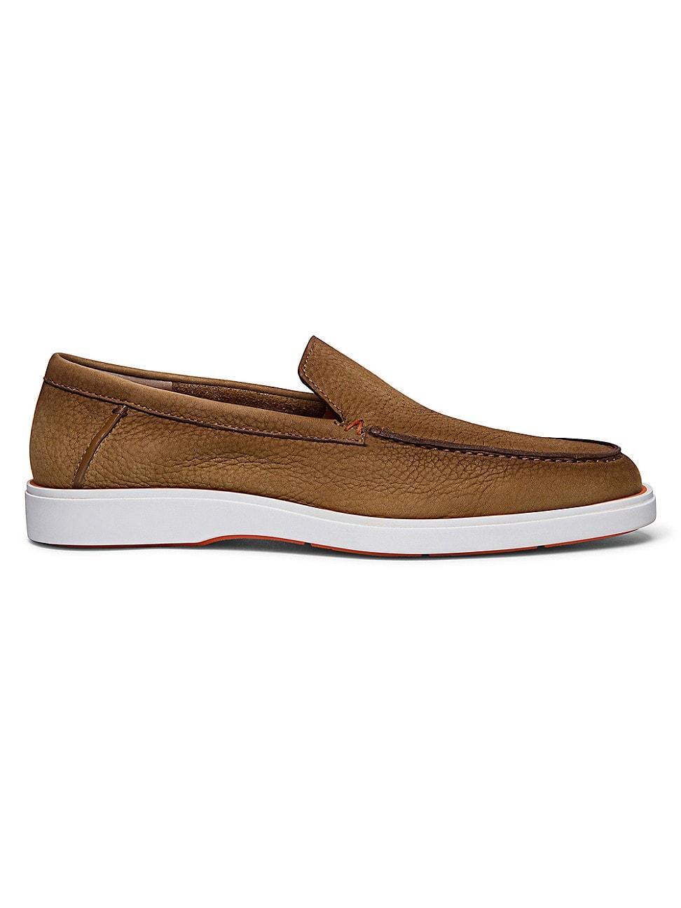 Mens Slip-On Suede Loafers Product Image