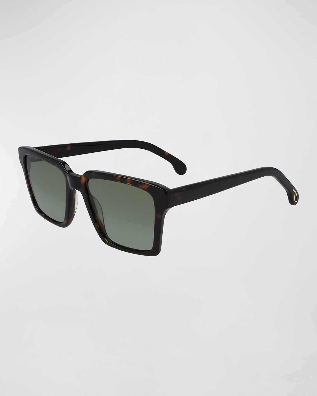 Mother & Child Logo Rectangle Acetate Sunglasses Product Image