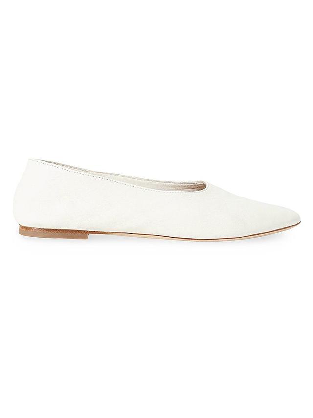 Womens Alba Leather Ballet Flats Product Image