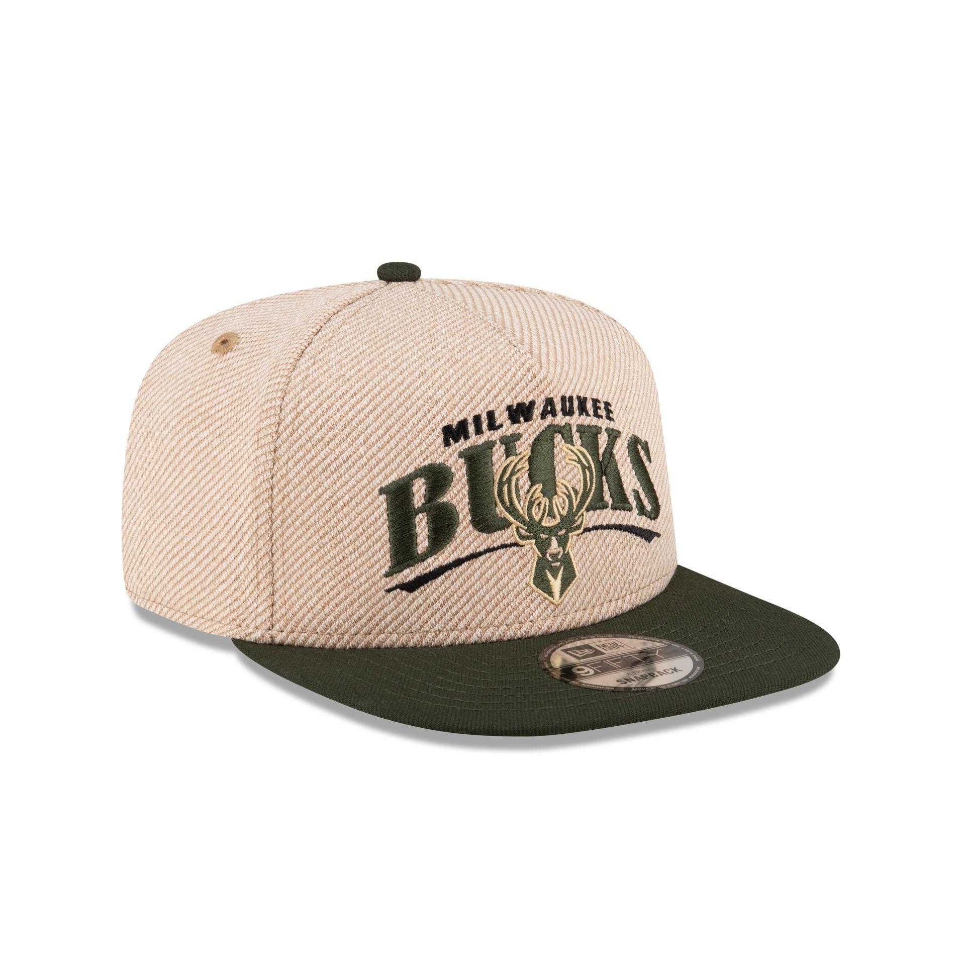 Milwaukee Bucks Terry Heather 9FIFTY A-Frame Snapback Hat Male Product Image