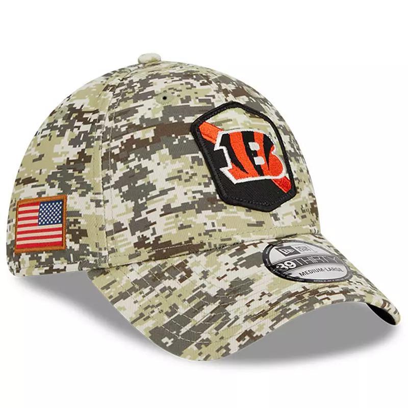 Mens New Era Camo Cincinnati Bengals 2023 Salute To Service 39THIRTY Flex Hat Product Image