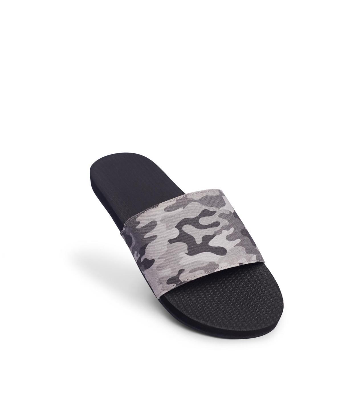 Indosole Mens Slide Camo - Black Product Image