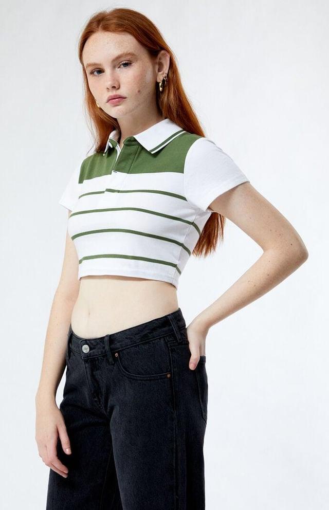 Women's Sporty Polo Top Product Image