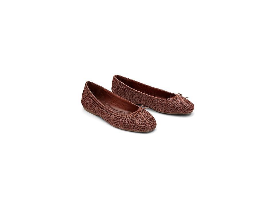 Birdies Hummingbird Raffia Flat (Walnut) Women's Shoes Product Image