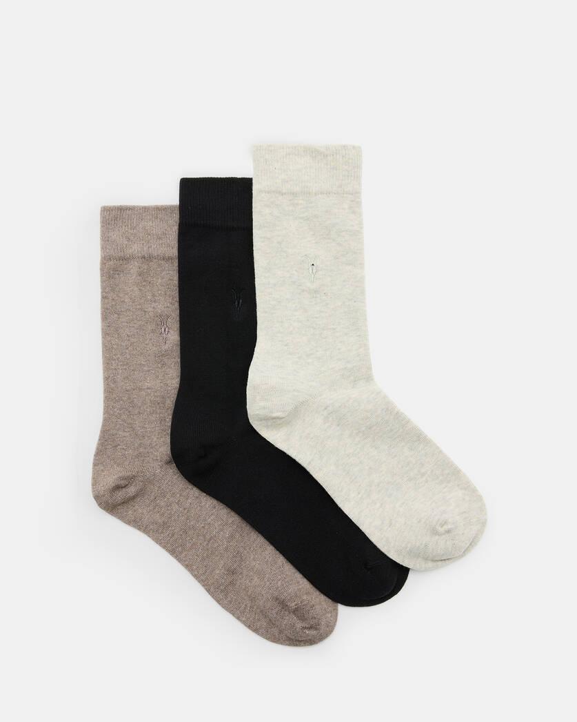 Adan Ramskull Embroidered Socks 3 Pack Product Image