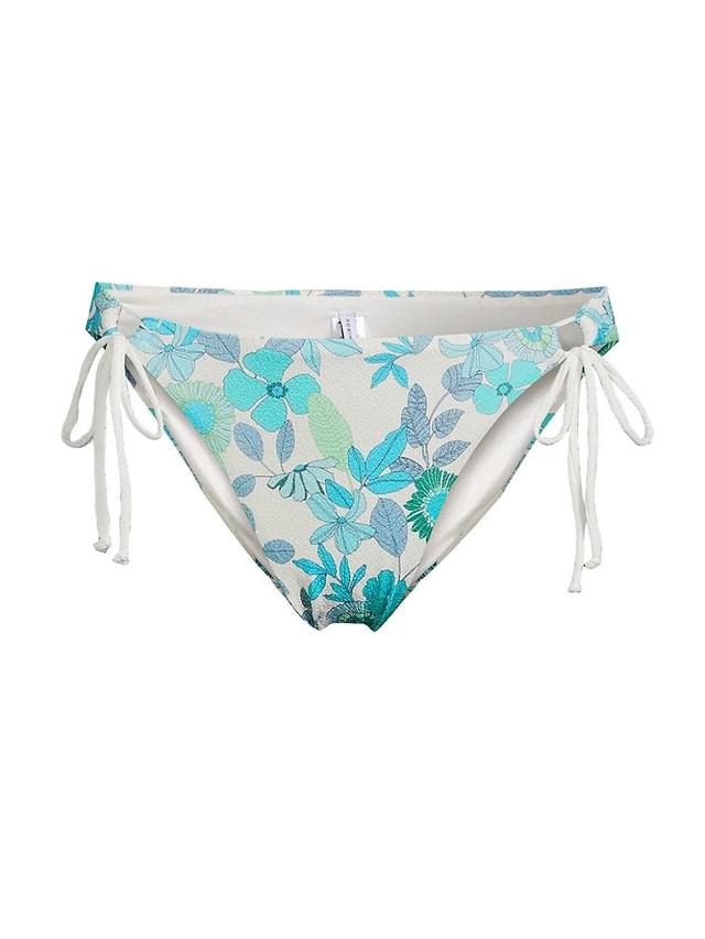 Womens Nerissa Floral Tie Bikini Bottom Product Image