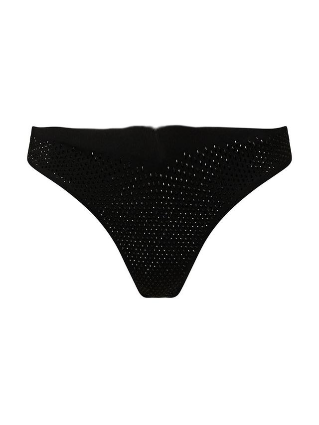 Womens Delilah Crystal-Embellished Bikini Bottom Product Image