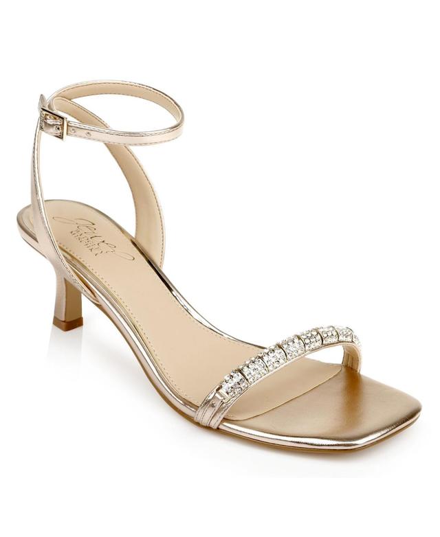 Jewel Badgley Mischka Womens Charisma Kitten Heel Evening Sandals Product Image