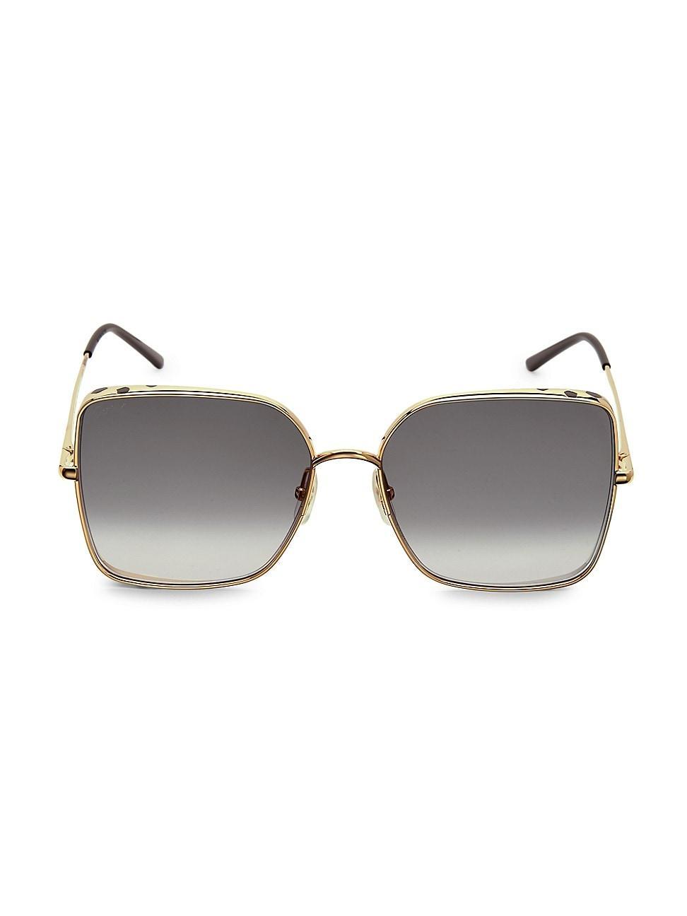 Womens Panthre De Cartier 59MM Square Sunglasses Product Image