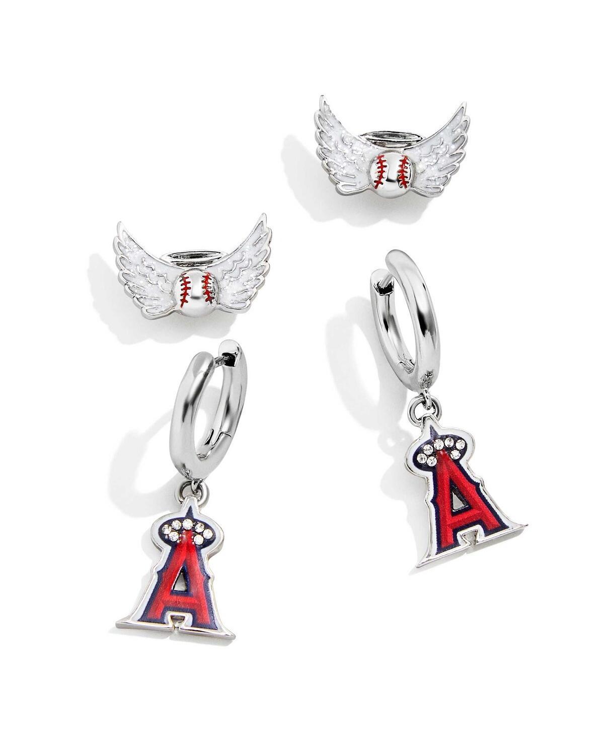 Womens Baublebar Los Angeles Angels 2-Pack Earrings Set Product Image