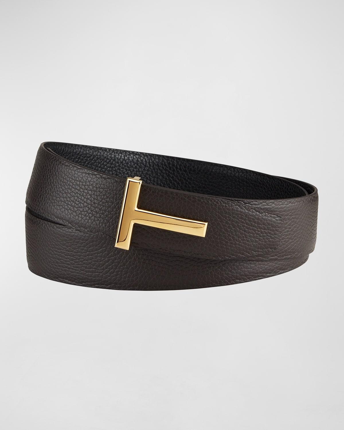 Mens Leather Reversible Belt Product Image