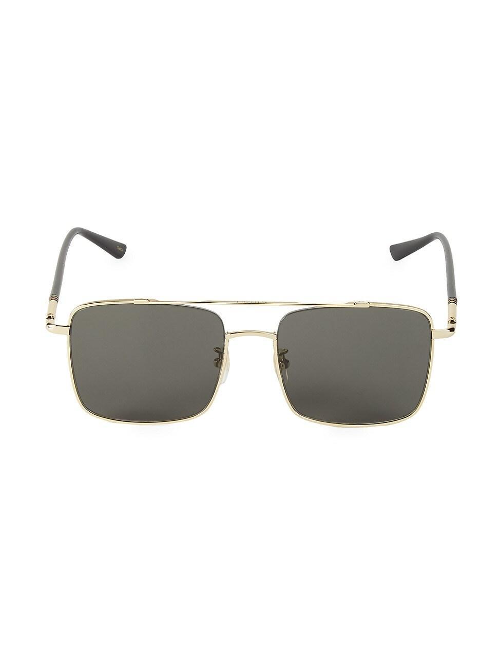 Mens 56MM Square Sunglasses Product Image