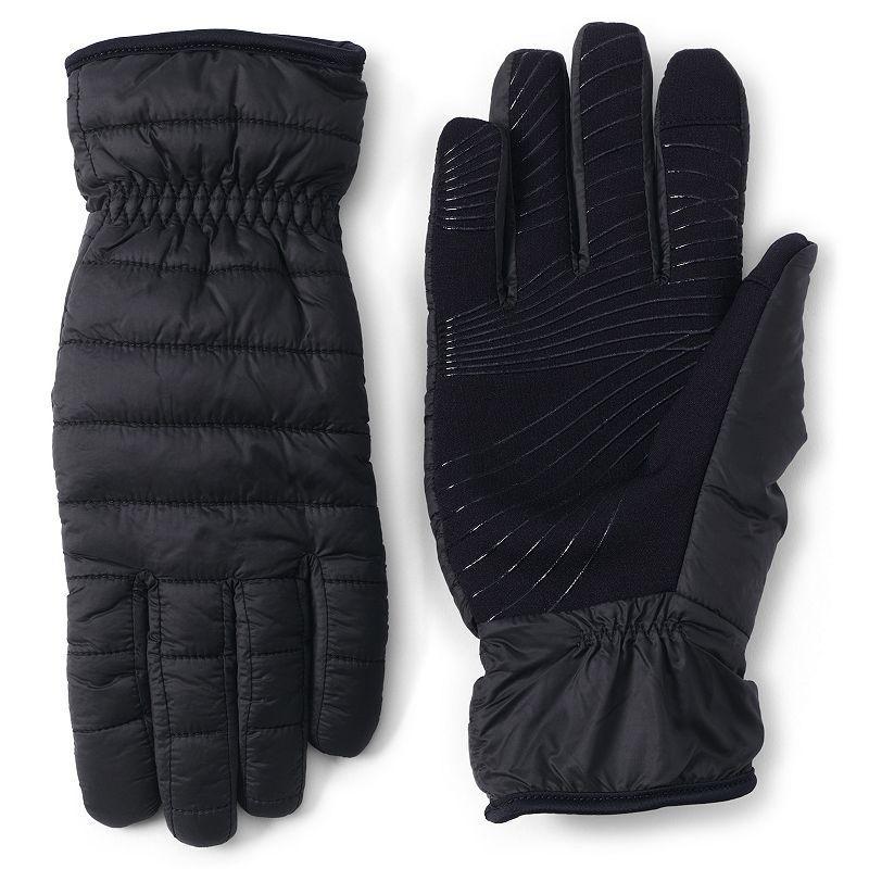 Lands End Womens Ultra Lightweight Ez Touch Screen Quilted Gloves Product Image