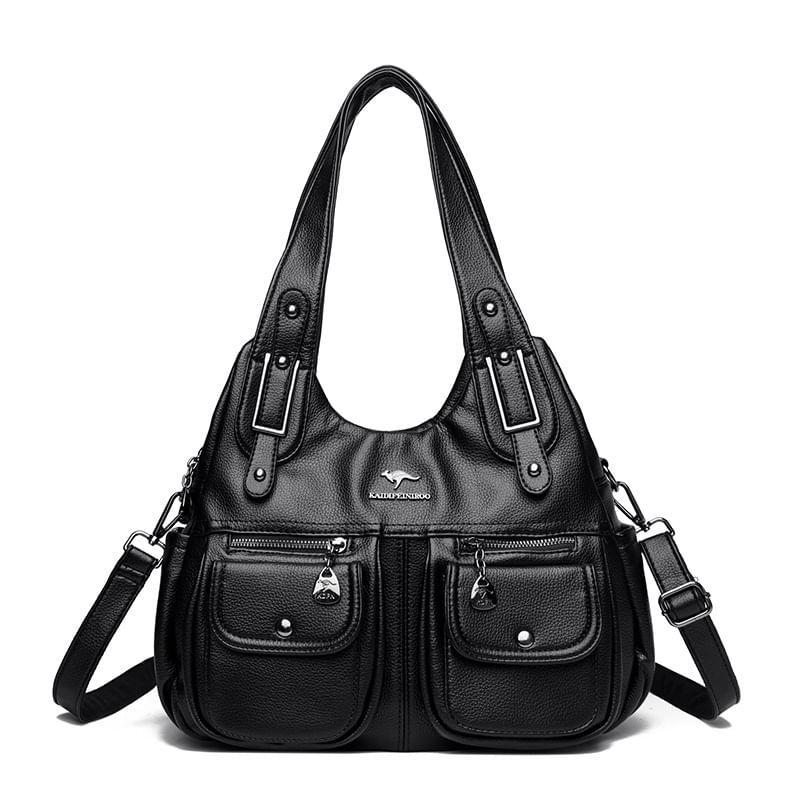 Faux Leather Tote Bag Product Image