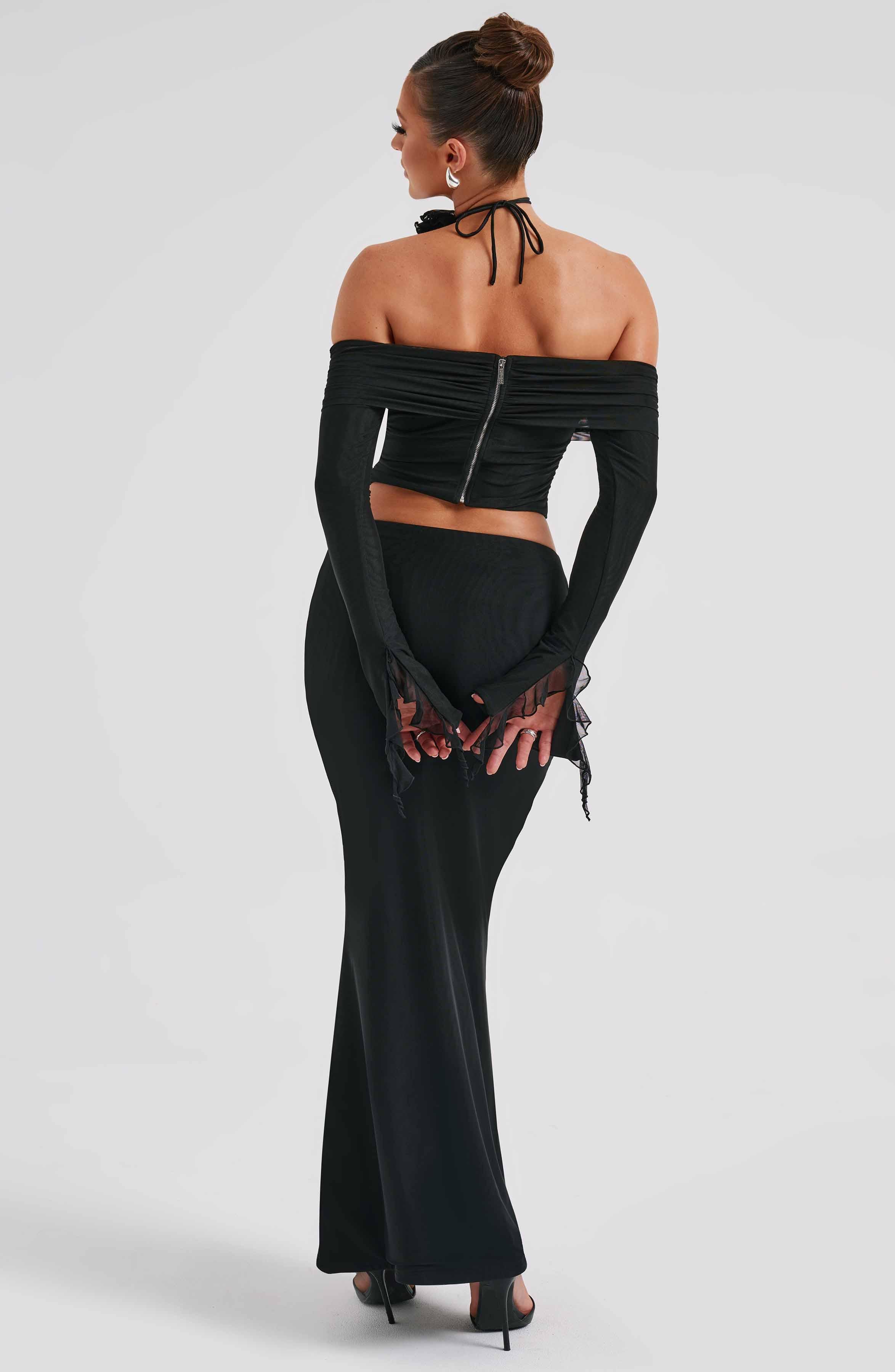 Deema Maxi Skirt - Black Product Image