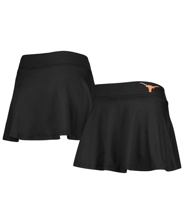 Womens ZooZatz Black Texas Longhorns Flowy Skort Product Image