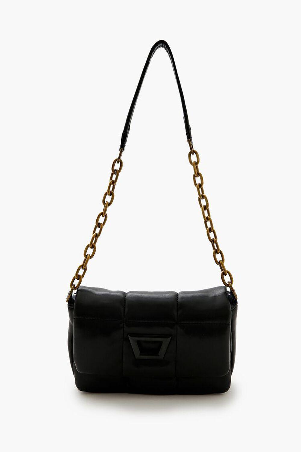 Quilted Faux Leather Shoulder Bag | Forever 21 Product Image