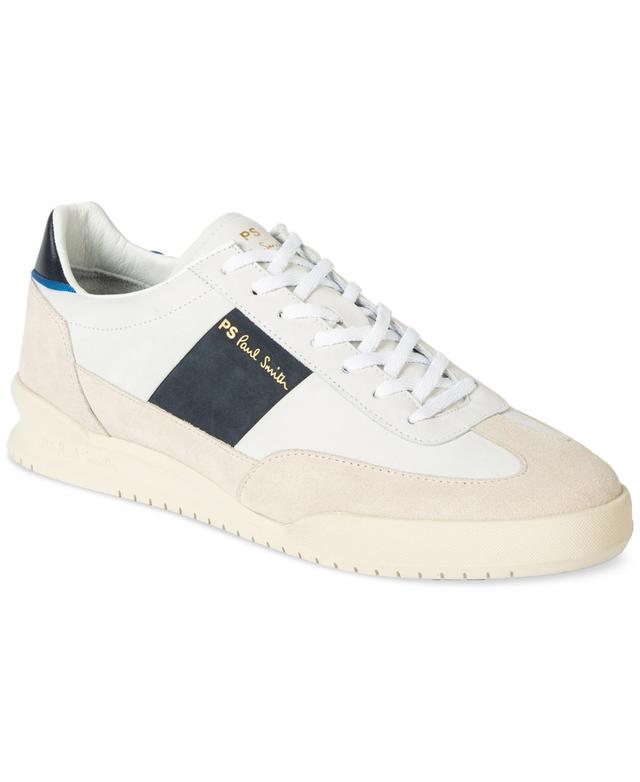 PS Paul Smith Men's Dover Leather Running Style Trainers - White - UK 11 Product Image