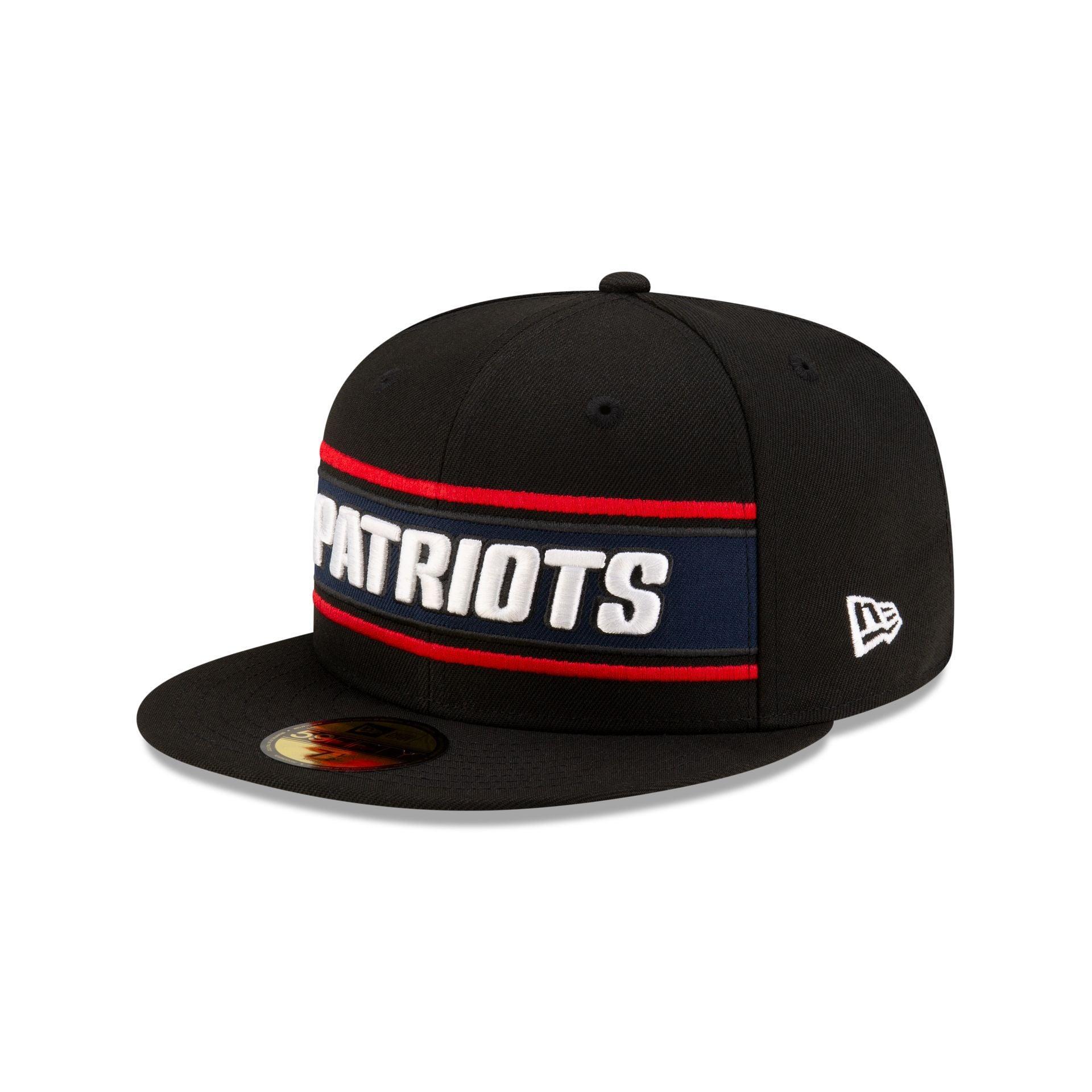 New England Patriots 2024 Sideline Black 59FIFTY Fitted Hat Male Product Image