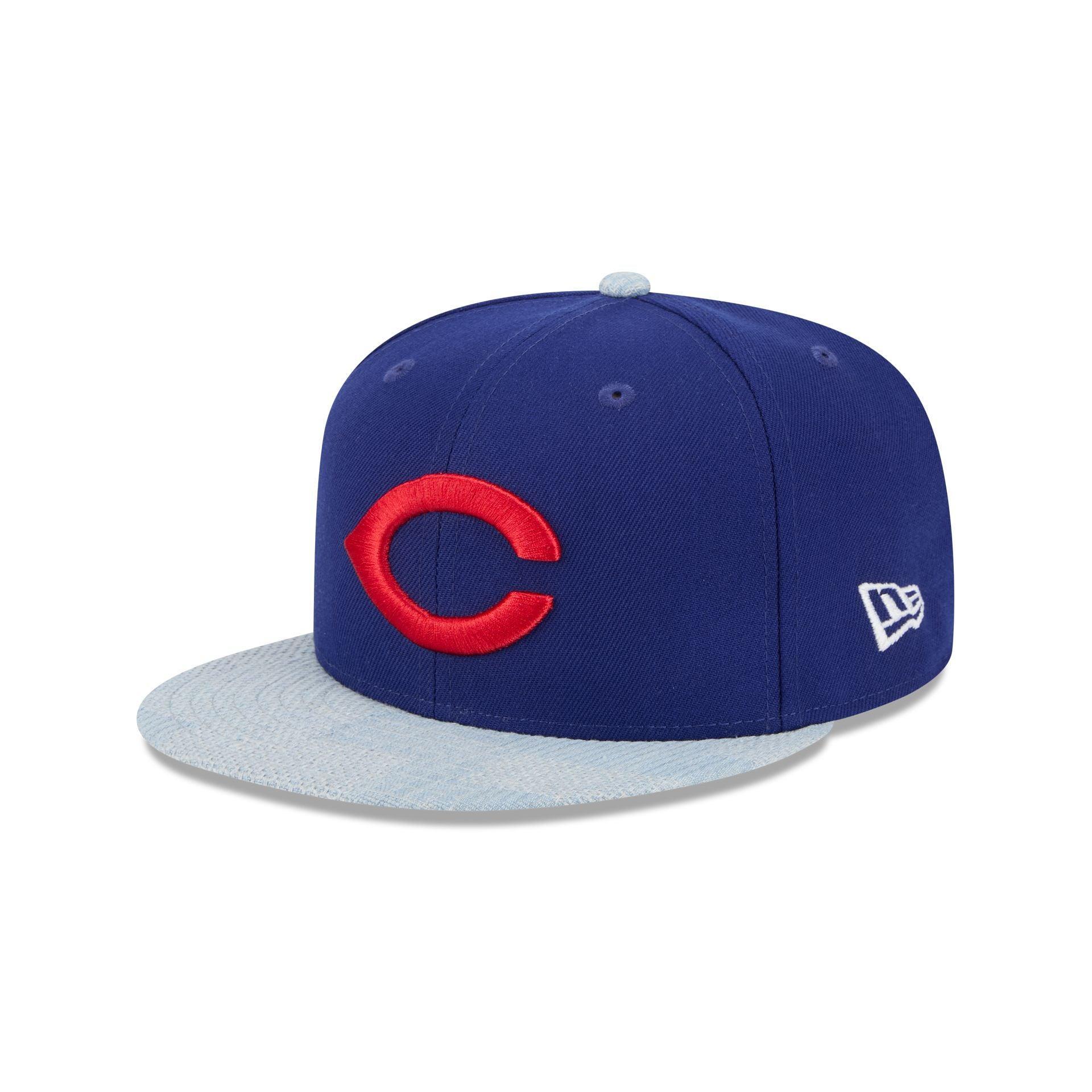 Chicago Cubs Patch Denim 59FIFTY Fitted Hat Male Product Image