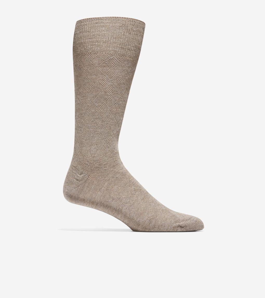 Men's Tonal Argyle Crew Socks Product Image