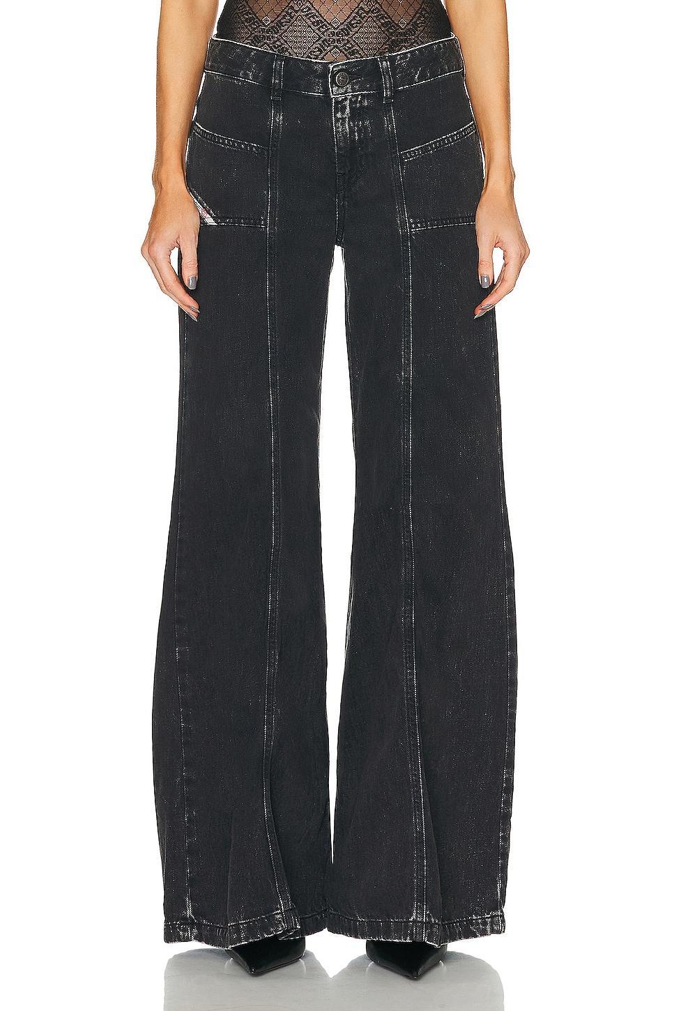 Diesel Akii Wide Leg in Blue Product Image