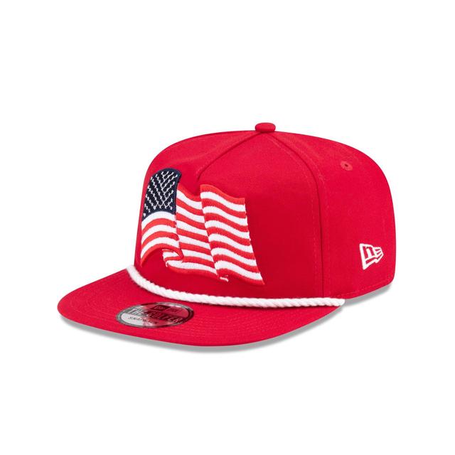 New Era Cap American Flag Red Golfer Hat Male Product Image