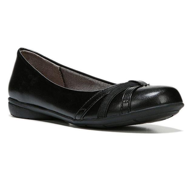 LifeStride Abigail Flat Shoes (Black) Leather 7.5 M Product Image