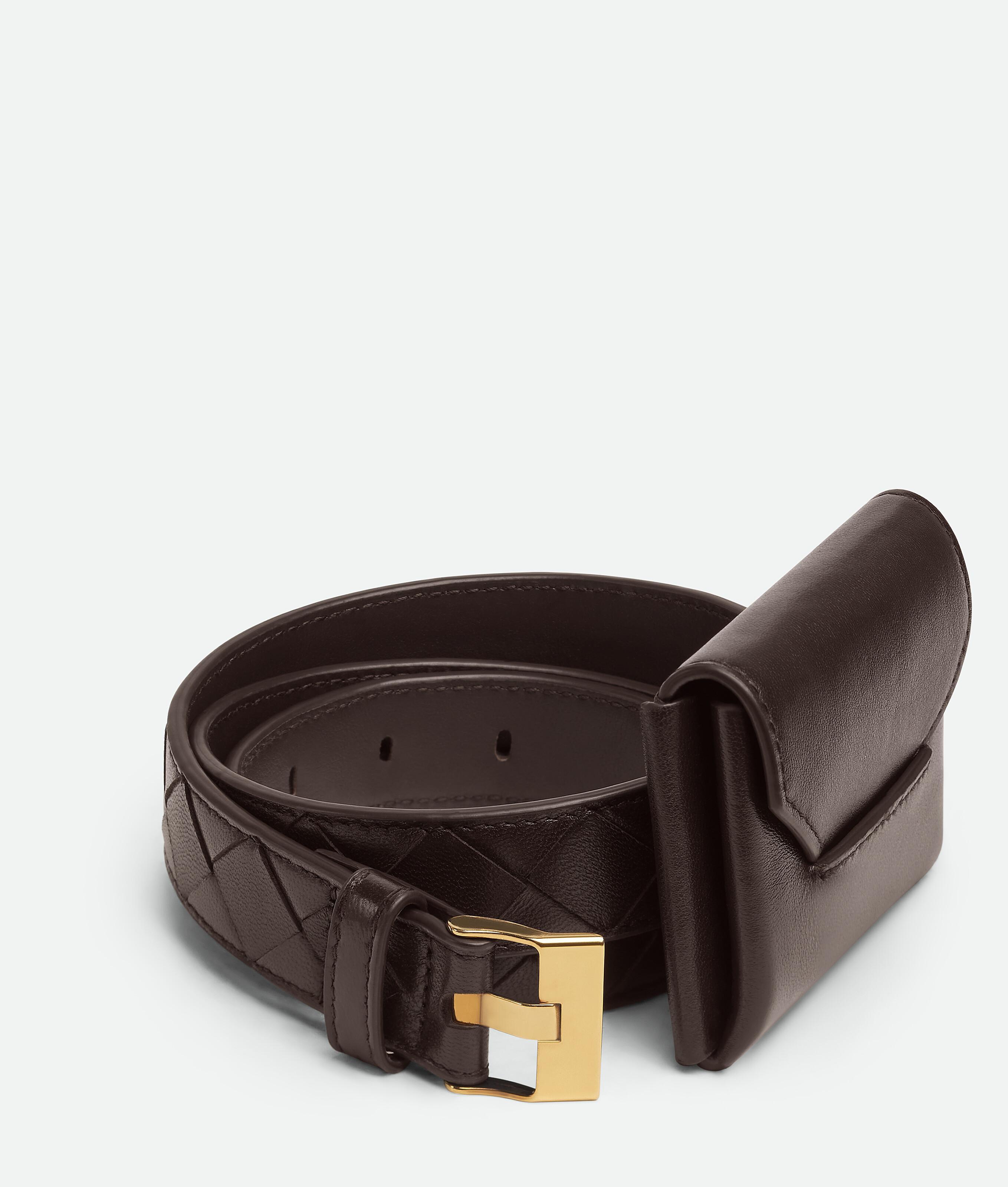 Women's Intrecciato Watch Pocket Belt in Fondant Product Image