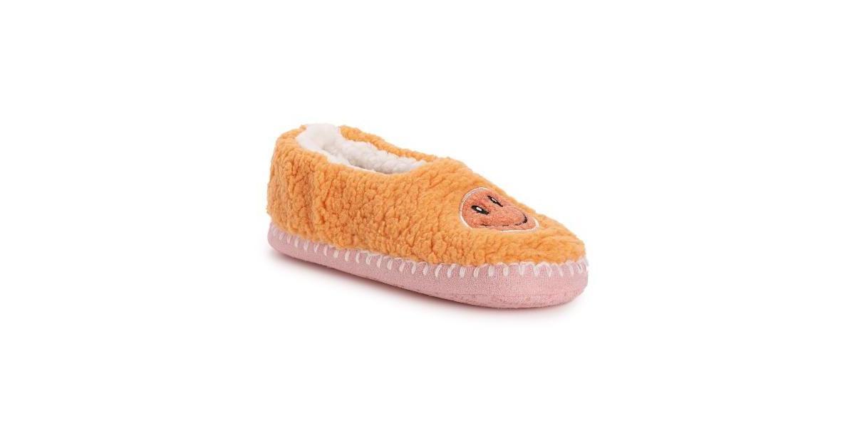 Muk Luks Womens Sherpa Smiley Ballerina Product Image