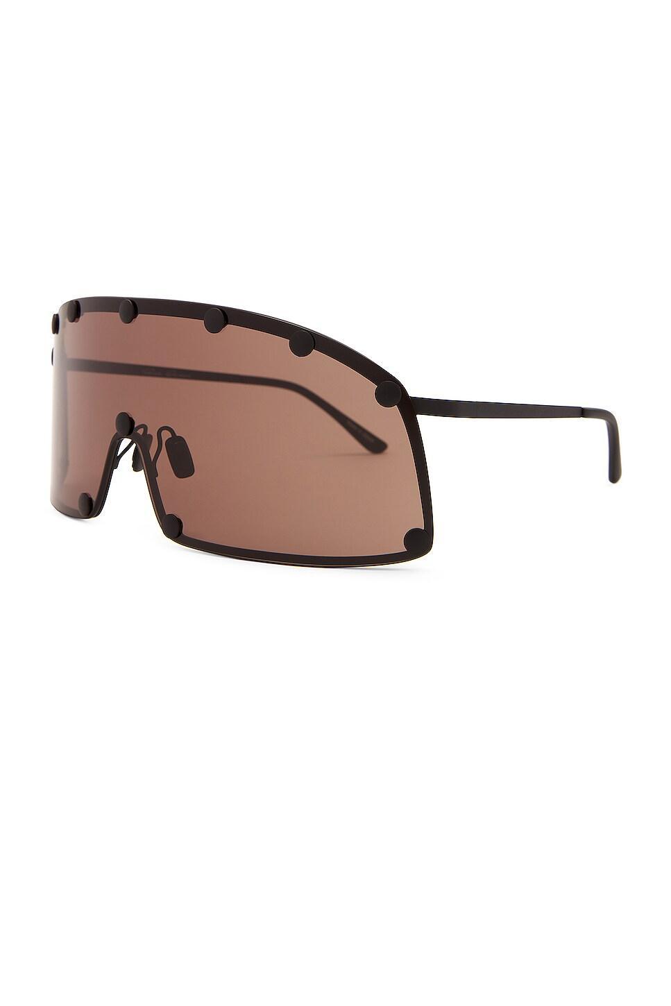 Rick Owens Shield Sunglasses Product Image