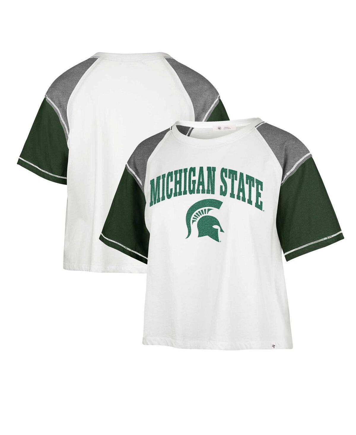 Womens 47 Michigan State Spartans Serenity Gia Cropped T-Shirt Product Image