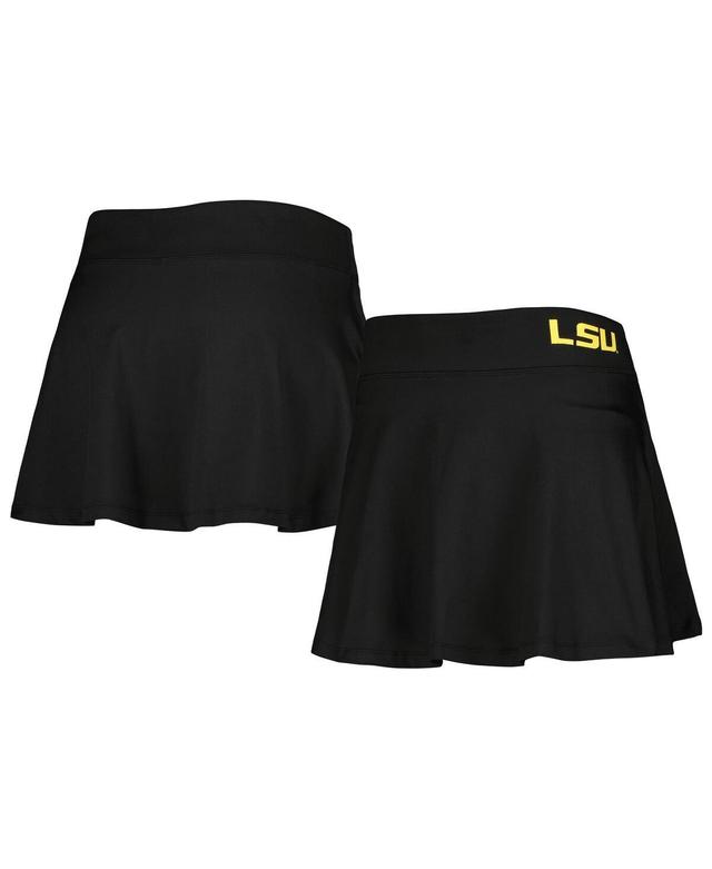 Womens ZooZatz Black Lsu Tigers Flowy Skort Product Image