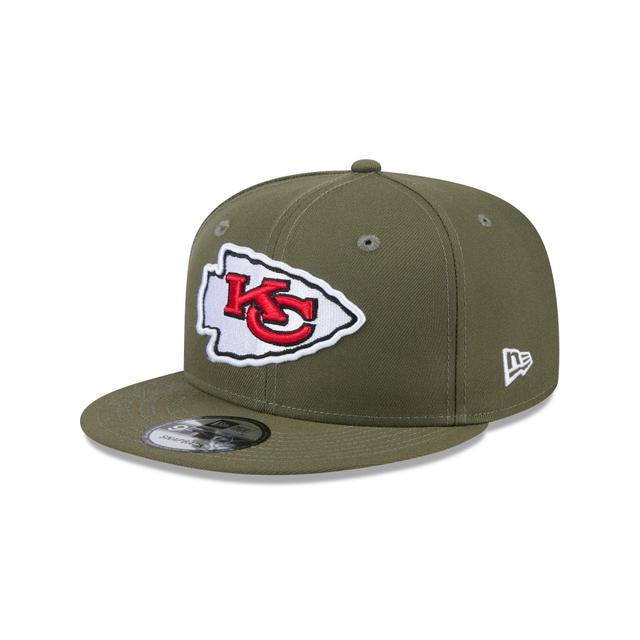 Kansas City Chiefs Olive 9FIFTY Snapback Hat Male Product Image