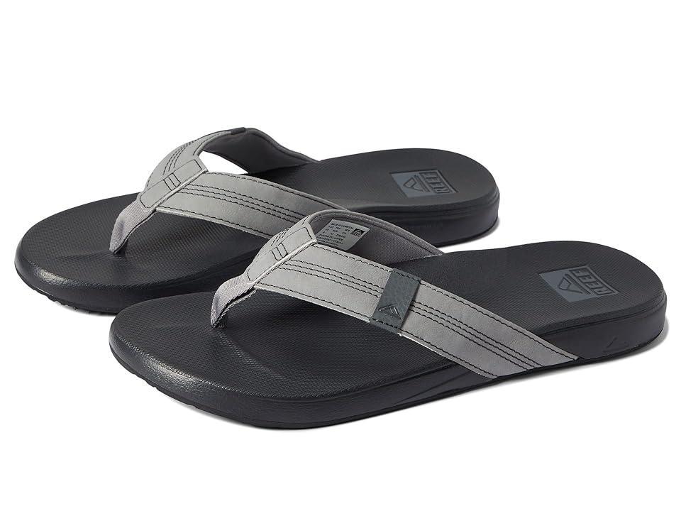 Reef Mens Cushion Phantom Flip Flops -Gray Product Image