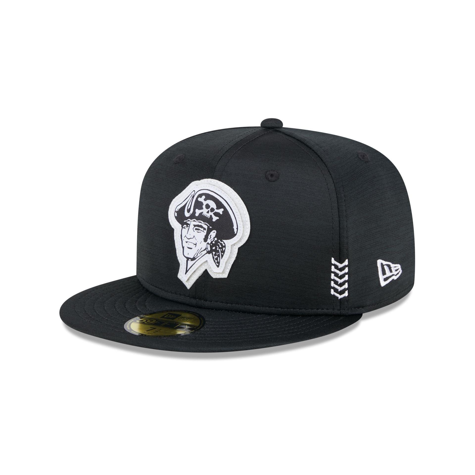 Pittsburgh Pirates 2024 Clubhouse Black 59FIFTY Fitted Hat Male Product Image