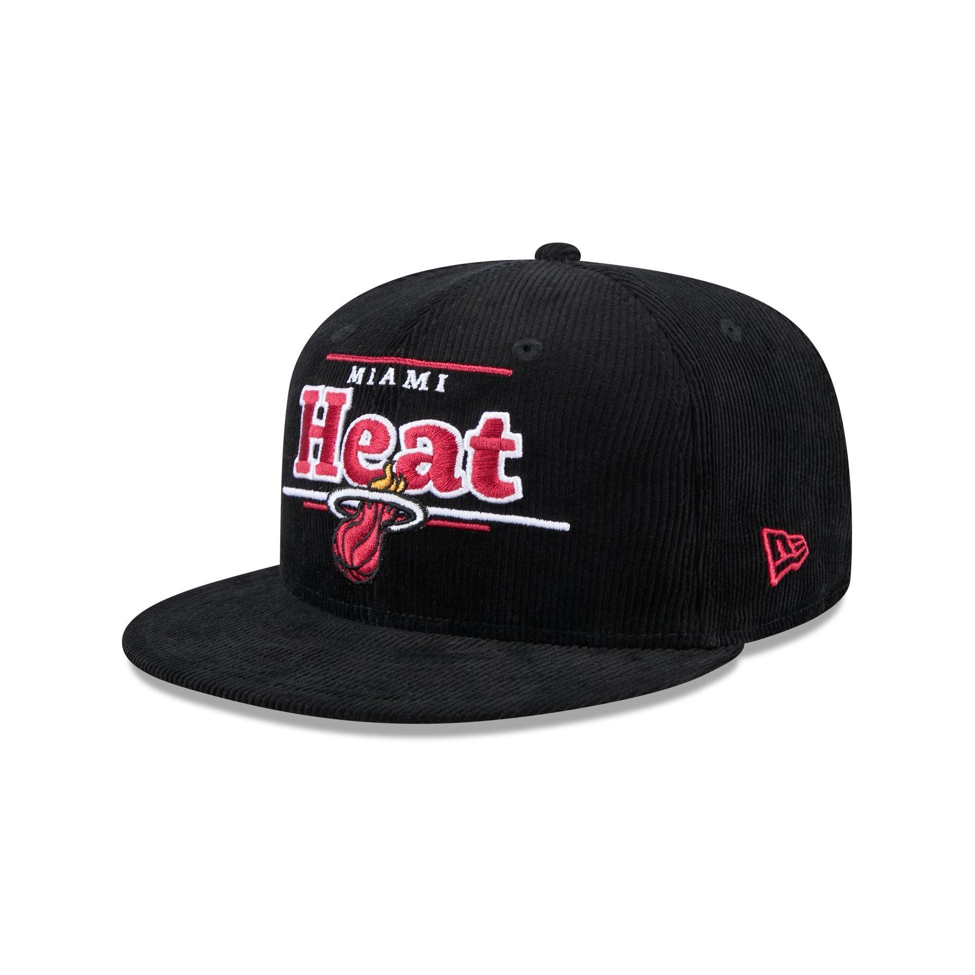 Miami Heat Throwback Display 9FIFTY Snapback Hat Male Product Image