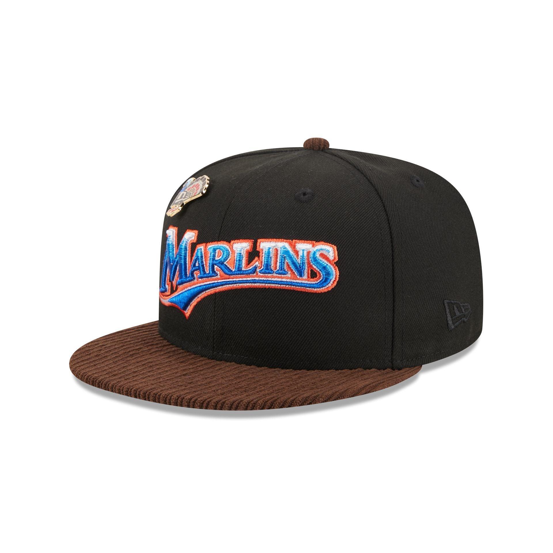 Miami Marlins Feathered Cord 59FIFTY Fitted Hat Male Product Image