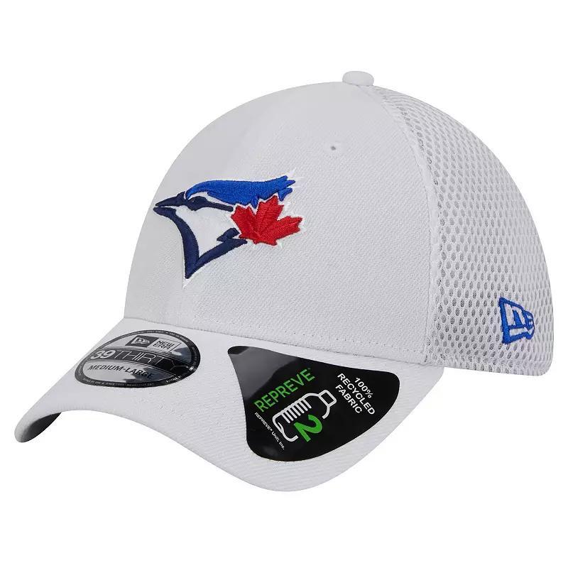 Mens New Era White Toronto Blue Jays REPREVENeo 39THIRTY Flex Hat Product Image