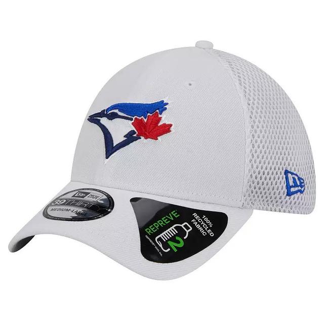 Mens New Era White Toronto Blue Jays REPREVENeo 39THIRTY Flex Hat Product Image